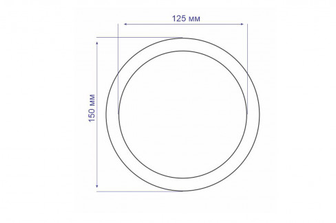 Вентиляционная магнитная решетка d: 150 (125) мм снежинка черная круглая, 2