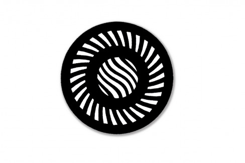 Вентиляційна магнітна решітка d: 150 (125) мм узор чорна кругла