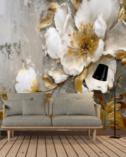 Фотошпалери Акварельна квітка