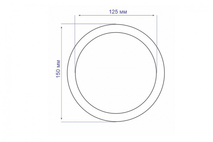 Вентиляційна магнітна решітка d: 150 (125) мм сніжинка чорна кругла, 2